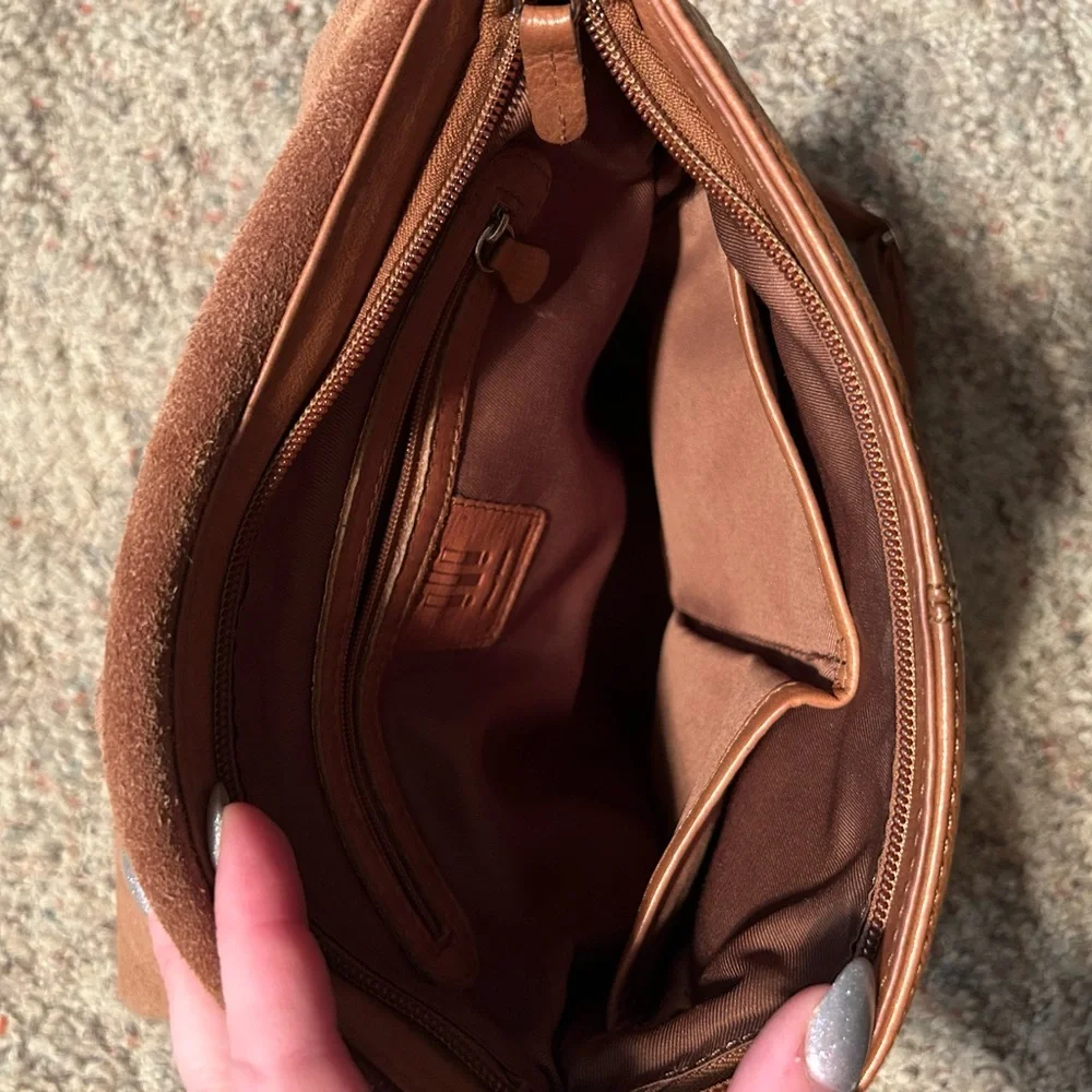 Fossil Brown Leather Backpack with Asymmetrical Flap - Picture 5 of 5